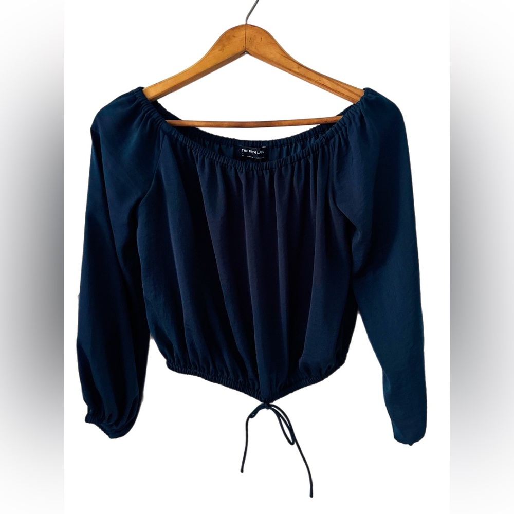 The Fifth Label ~ Deep Blue cropped blouse ~ Size M